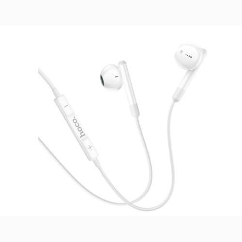 CUFFIE AURICOLARI CON MICROFONO 1,2 METRI TYPE-C BIANCHE HOCO M93