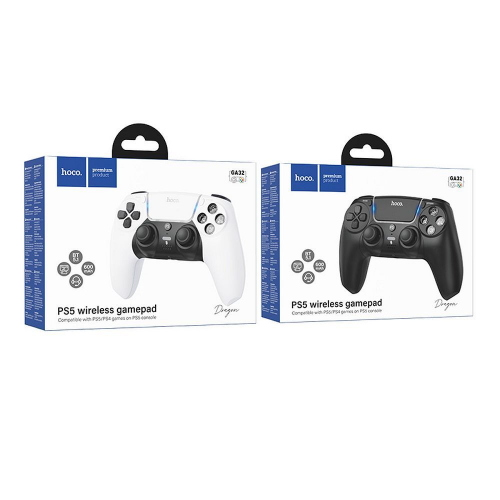 GAMEPAD WIRELESS COMPATIBILE PER PS4 PS5 | HOCO GA32 BIANCO