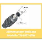 ALIMENTATORE COMPATIBILE PER NOTEBOOK DELL 19,5V 3,34A 65W TECNONEW TN-6507-65W