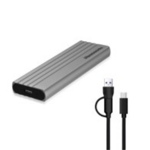 BOX ESTERNO PER SSD M.2 NVME GEN.2 USB 3.2 CAVO USB TYPE-C + USB-A | TECNONEW TN-E320