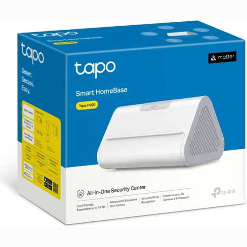 NVR SMART HOME CON STORAGE FINO A 16TB LOCALE E RILEVAMENTI AI | TP-LINK TAPO H500