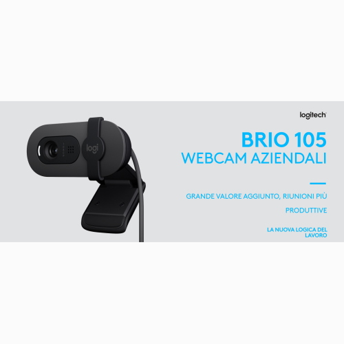 WEBCAM USB LOGITECH BRIO 105 FULLHD 960-001592
