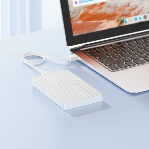 BOX ESTERNO PER HARD DISK / SSD SATA HDD 2,5" USB 3.0 HOCO HB55 BIANCO