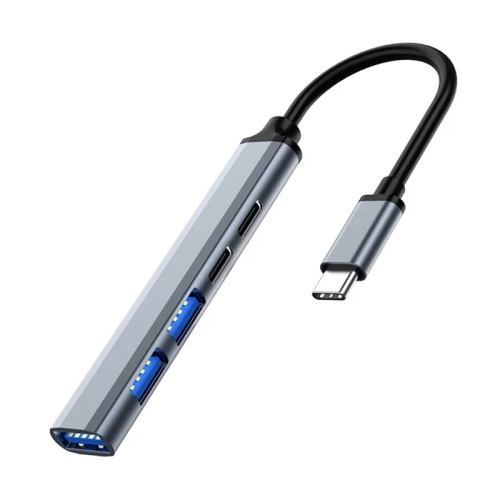 HUB SLIM USB TYPE-C 5 PORTE 2XTYPE-C + 3XUSB-A EWENT EW1149 MULTIPRESA USB 3.2