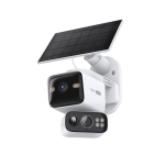 KIT VIDEOCAMERA WIRELESS TP-LINK TC93D DUAL LENS DOPPIA OTTICA PANORAMICA 2K INDOOR/OUTDOOR PAN/TILT-ORIZZONTALE 360 + PANNELLO SOLARE