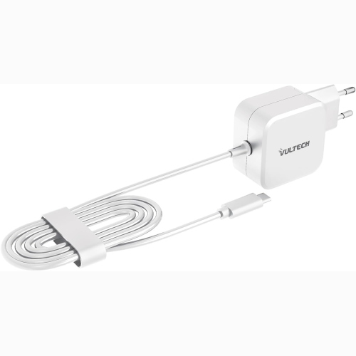 ALIMENTATORE UNIVERSALE PER NOTEBOOK VOLT AUTOMATICO TYPE-C VULTECH 67W AU-67WTC TECNOLOGIA GAN E FUNZIONE PPS