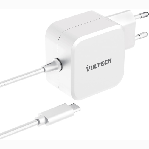 ALIMENTATORE UNIVERSALE PER NOTEBOOK VOLT AUTOMATICO TYPE-C VULTECH 67W AU-67WTC TECNOLOGIA GAN E FUNZIONE PPS