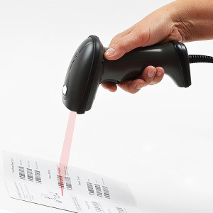 LETTORE LASER OTTICO BARCODE SCANNER VULTECH BC-01 USB CON CAVO
