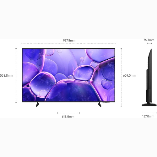 TV LED 43" SAMSUNG UE43U8072HUXXH FULL HD SMART TV EUROPA BLACK