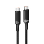 CAVO DATI DA TYPE-C A TYPE-C 1,20 METRI 120CM PD 5A 100W NERO | HOCO U153 EXTREME