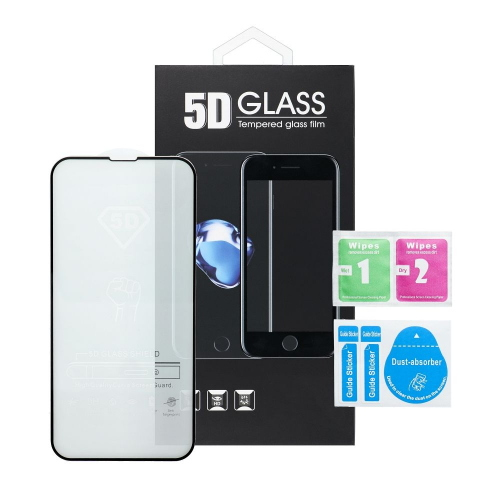 PELLICOLA HD 5D VETRO TEMPERATO FULL GLUE PER MOTOROLA G57 POWER / G57 / G67 POWER NERO | BLUE STAR