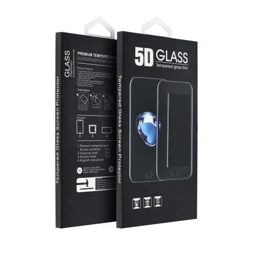 PELLICOLA HD 5D VETRO TEMPERATO FULL GLUE PER MOTOROLA G57 POWER / G57 / G67 POWER NERO | BLUE STAR