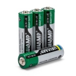 BATTERIA STILO AA R06 VELAMP ZINCO CARBONE CONFEZIONE 4 PEZZI