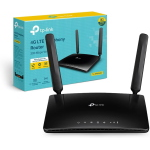 ROUTER MODEM 4G LTE CON 3 PORTE LAN E 2 ANTENNE WIFI CON SLOT SIM + PORTA COLLEGAMENTO RJ45 | TP-LINK TL-MR6500V